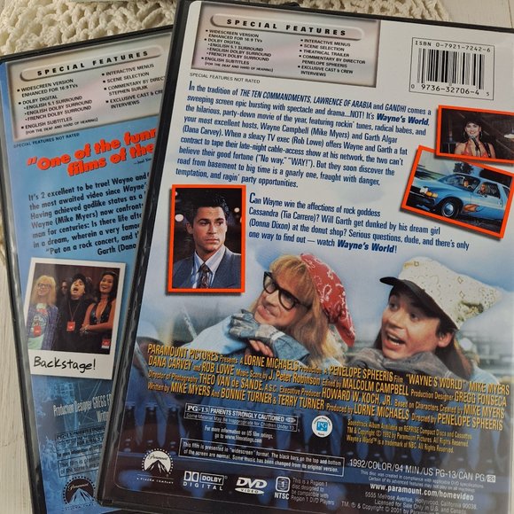 Wayne's World 1 & 2 DVDs - Picture 3 of 5